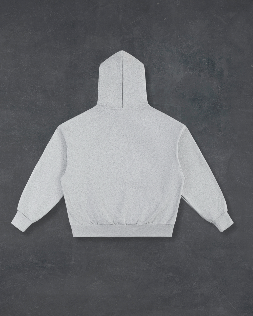 Essential Heavyweight Hoodie - Flower Grey