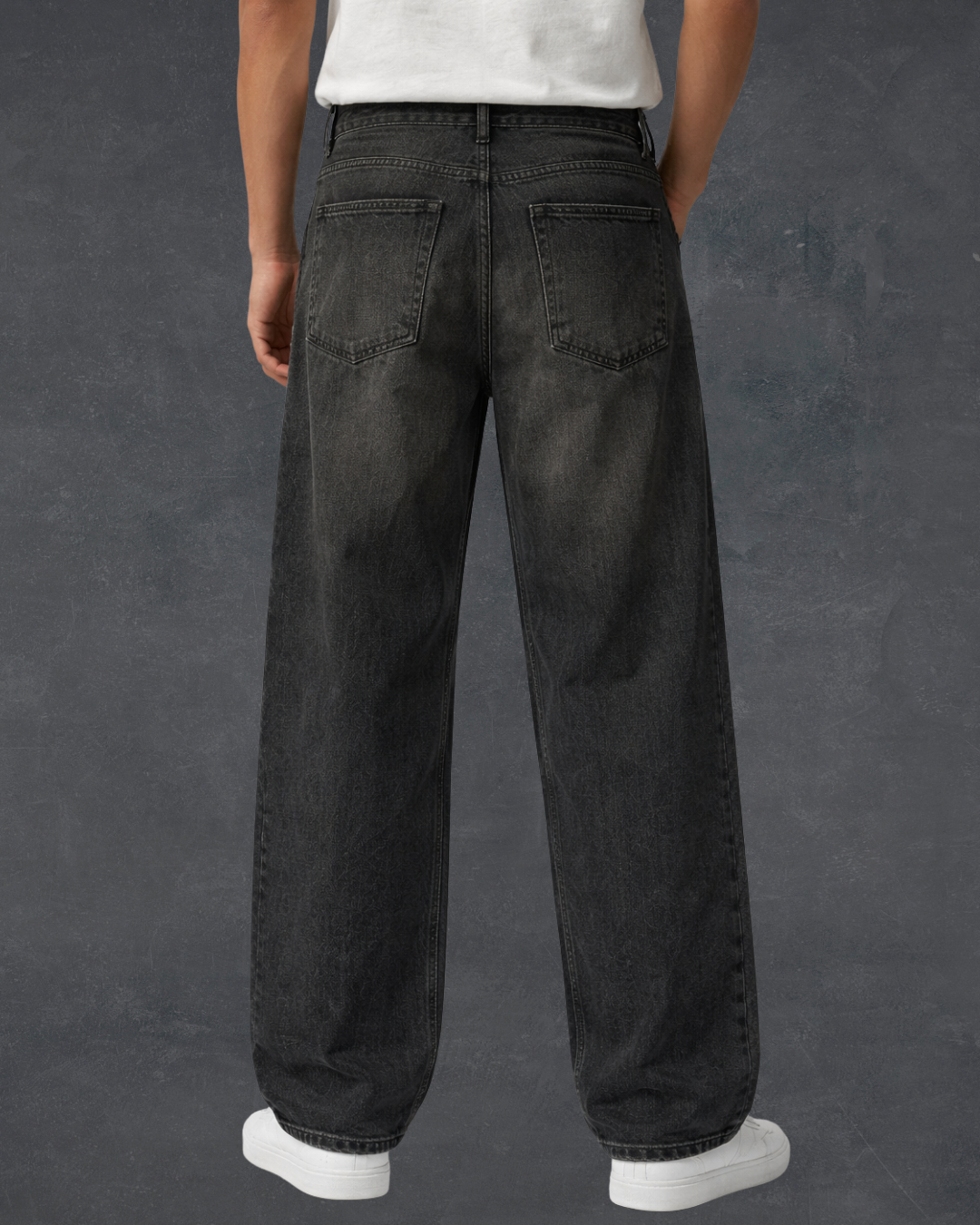 Vintage Wash Heavyweight Denim Jeans