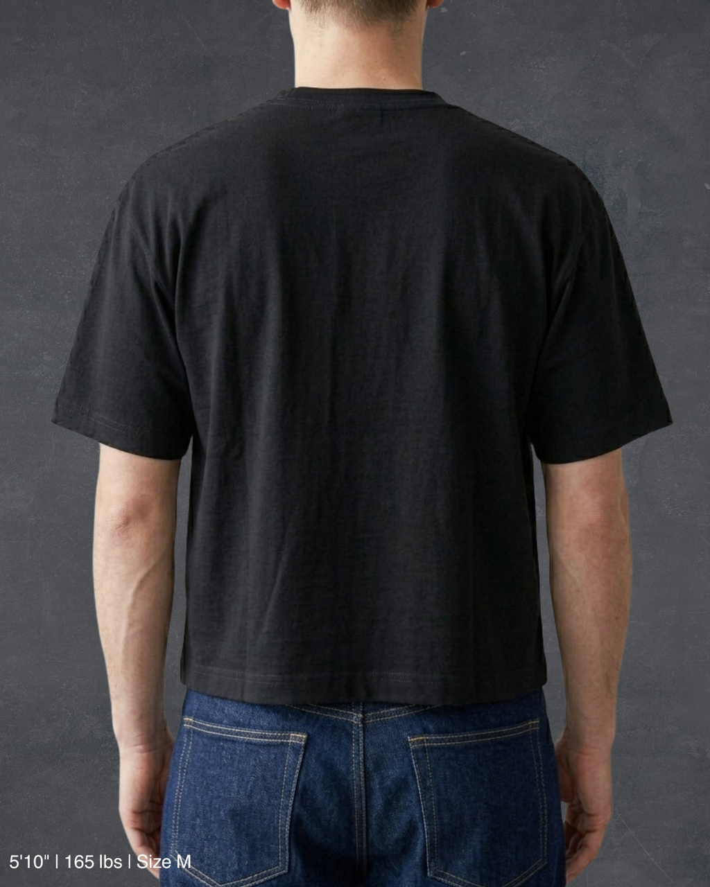 Cropped Boxy Tee - Obsidian