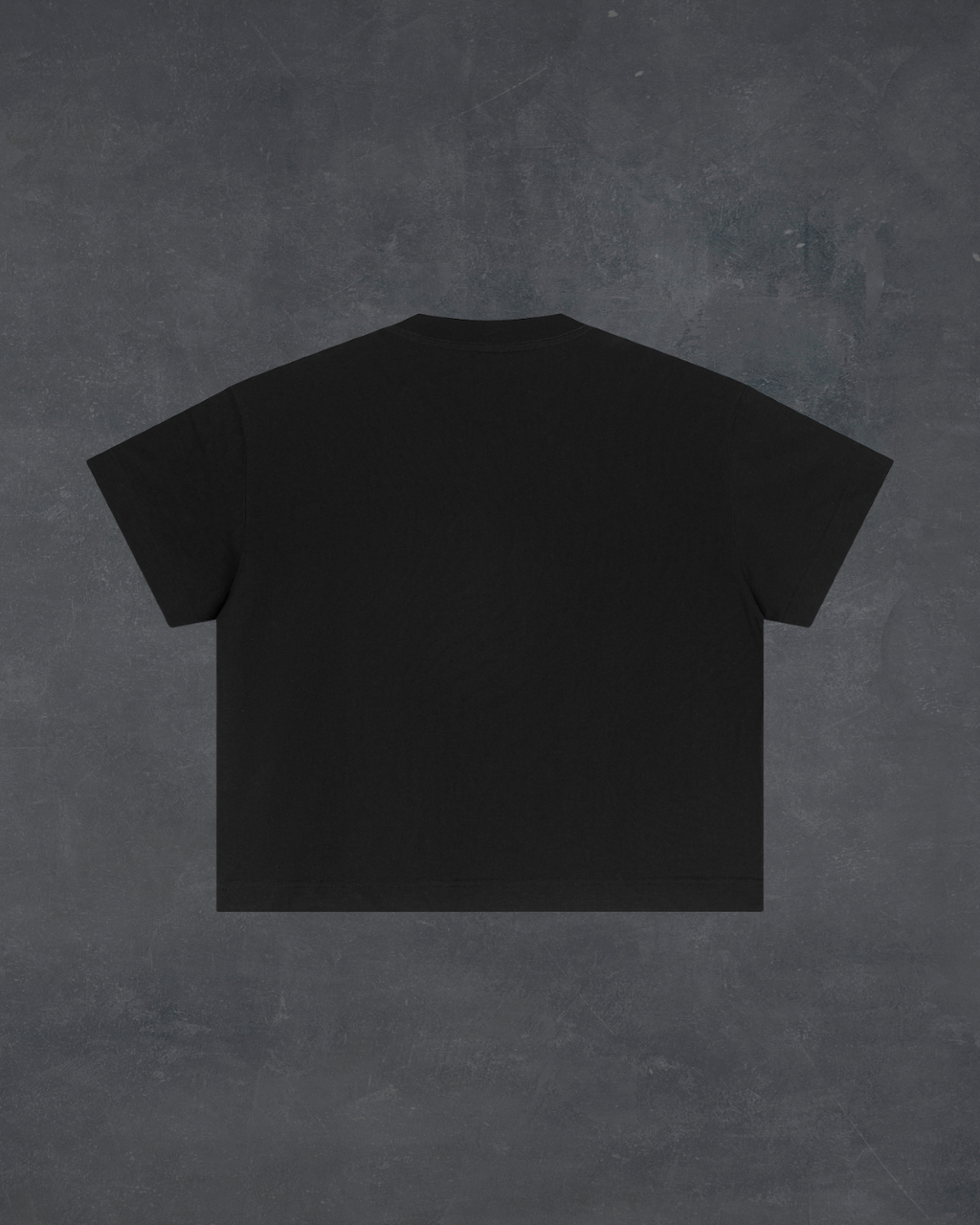 Cropped Boxy Tee - Obsidian