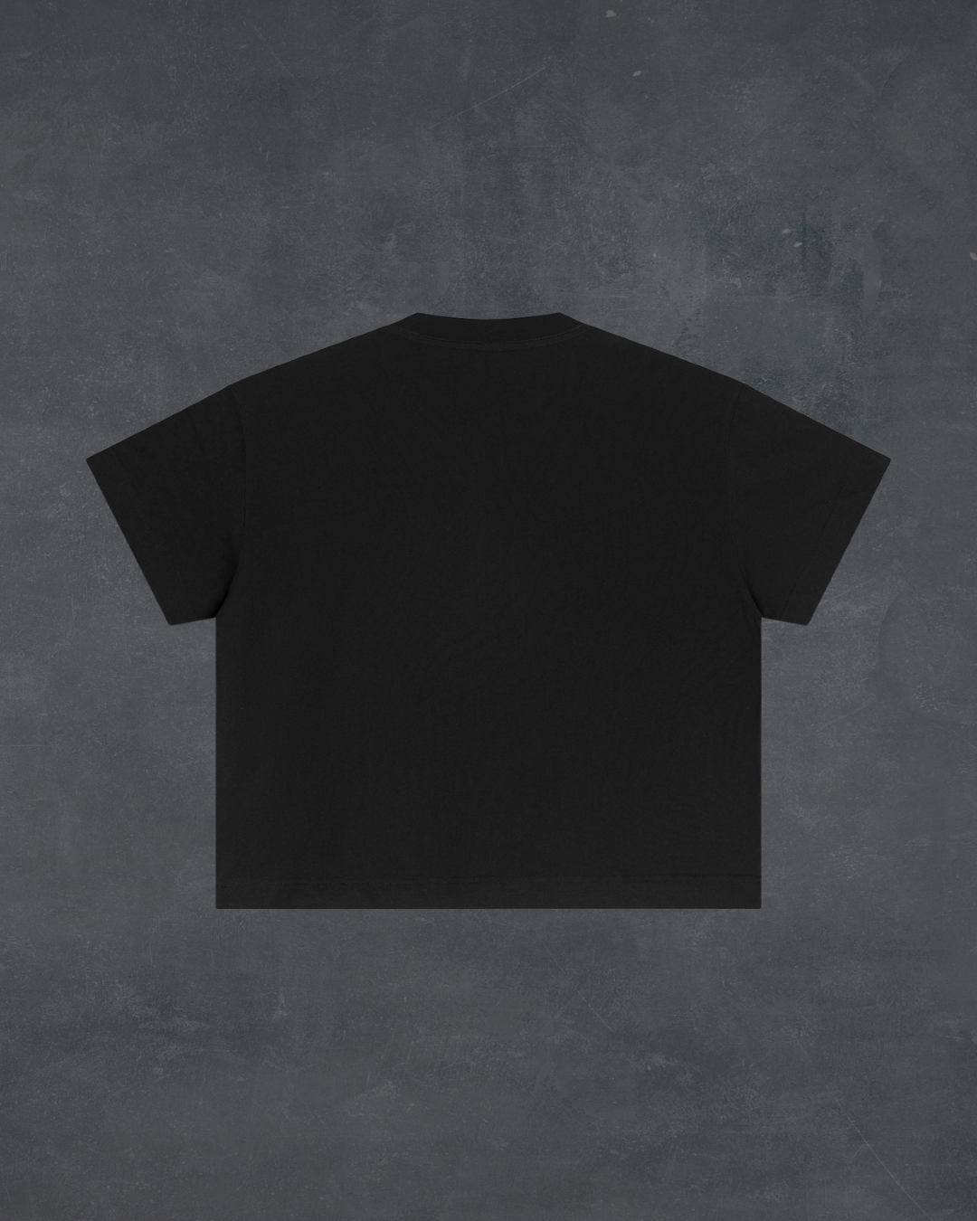 Cropped Boxy Tee - Obsidian